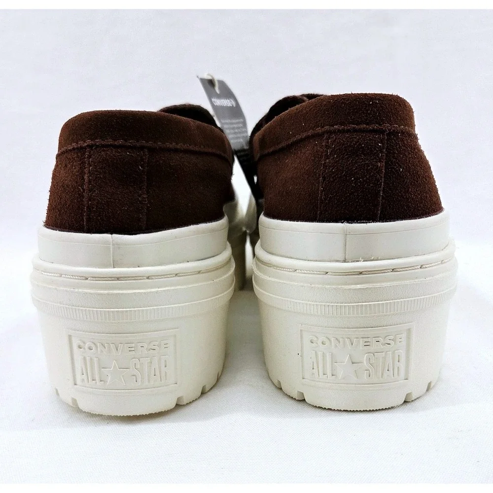 Chuck Taylor All Star Lugged Heel Loafer Platform Suede - Size 7.5